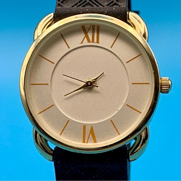 ACCUTIME Watch Corp Women’s Fashion Wristwatch Roman Numerals Japan Movt Working - Picture 1 of 16